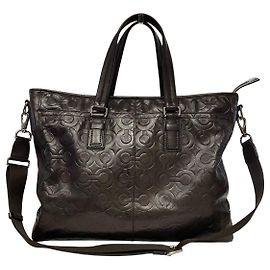 Coach Obart Leather Shoulder Bag