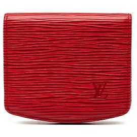 Louis Vuitton Epi Cuvette Spool Coin Case