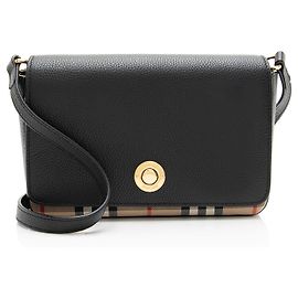 Burberry Hampshire Crossbody aus Kalbsleder Vintage Check