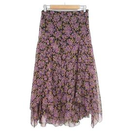 Gonna lunga trasparente con stampa floreale RRL Ralph Lauren