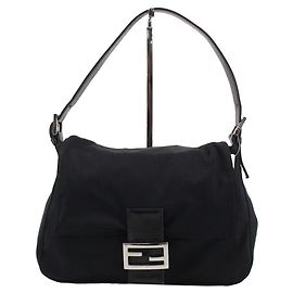 Borsa Fendi in tela nera