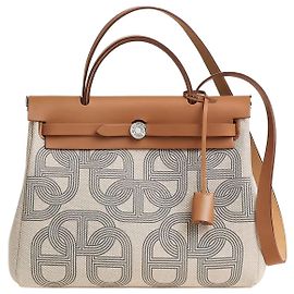 Borsa Hermès Herbag 31 in Tela e Pelle