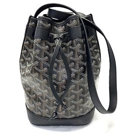 Bolsa de Ombro Goyard Petit Flot Bucket Preta