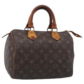 LOUIS VUITTON Monogram Speedy 25 Hand Bag M41528 LV Auth RV015 - Jerrillo