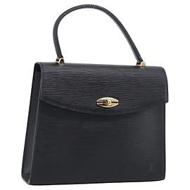 LOUIS VUITTON Epi Malesherbes Handtasche Schwarz M52372 LV Auth ep17112A - Jerrillo