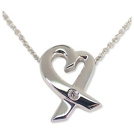 Autre Marque Collar con colgante Tiffany & Co. 925 Loving Heart con diamante