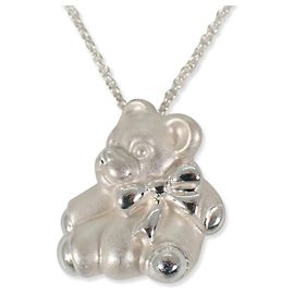 Autre Marque Collar con colgante de oso Tiffany & Co. 925