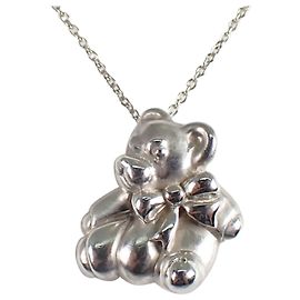 Autre Marque Collar con colgante de oso Tiffany & Co. 925