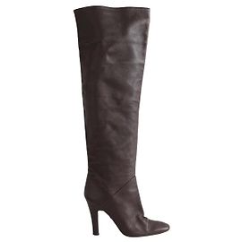 Stivali in pelle marrone Giuseppe Zanotti