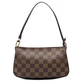 Borsa a tracolla Louis Vuitton Damier Ebene Navona Marrone