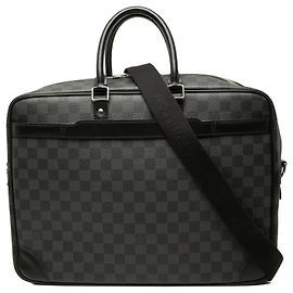 Black Louis Vuitton Damier Graphite Porte Documents Voyage GM Business Bag