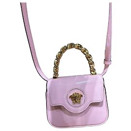 Versace La Medusa Mini Bag Rosa Lackleder