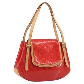 LOUIS VUITTON Monogram Vernis Biscayne Bay GM Bag Red M91287 LV Auth ti4051 - Jerrillo