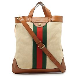 Gucci Sac Tote 2 voies Interlocking G Sherry Line