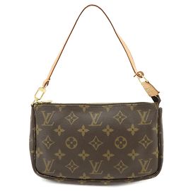 Louis Vuitton Monogram Pochette Accessoires Pouch Hand Bag M51980