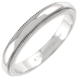 Autre Marque Tiffany & Co. Milgrain Band Ring aus Platine 950