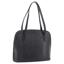 LOUIS VUITTON Epi Lussac Shoulder Bag Black M52282 LV Auth ep17008 - Jerrillo
