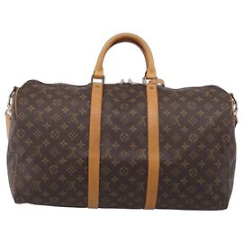 LOUIS VUITTON Monogram Keepall Bandouliere 50 Boston Bag M41416 LV Auth 209898V - Jerrillo