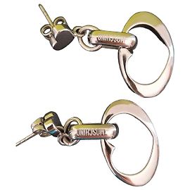 Orecchini a pendente cuore argento Moschino