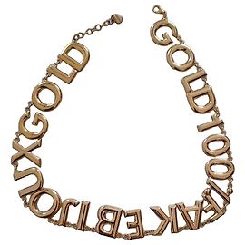 Collana Moschino "Fake Gold"