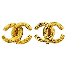 Orecchini a clip Chanel dorati