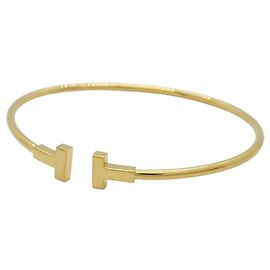 Autre Marque Tiffany & Co. Jonc T-Wire Narrow en or jaune 18K