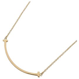 Autre Marque Tiffany & Co. T Smile Small Halskette in 18K Roségold