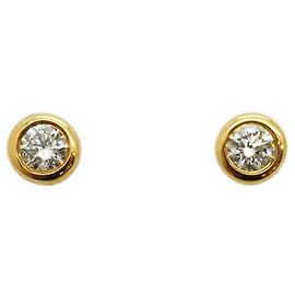 Autre Marque Pendientes de botón Tiffany & Co. By the Yard en oro amarillo de 18K
