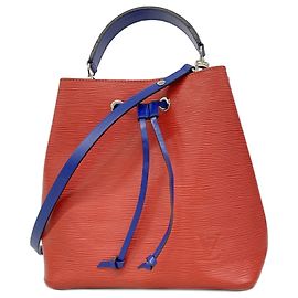 Louis Vuitton Epi NeoNoe Handtasche M54365 Blue Coquelicot