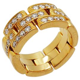 Anillo Cartier Maillon Panthère en oro amarillo 18K