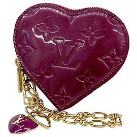 Louis Vuitton Vernis Portemonnaie Coeur Coin Case