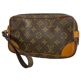 Borsa a pochette Louis Vuitton Monogram Marly Dragonne PM