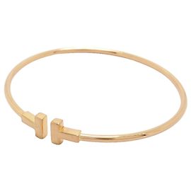 Autre Marque Tiffany & Co. Bracelet Jonc T-Wire Narrow