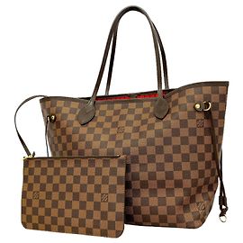 Louis Vuitton Damier Neverfull MM Tote Bag N41358