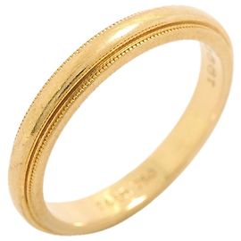 Autre Marque Anello fede Milgrain di Tiffany & Co. in oro giallo 18K