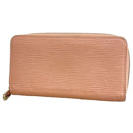 Portefeuille Louis Vuitton Epi Zippy en Rose Ballerine