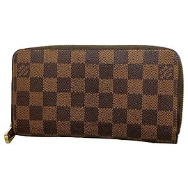 Louis Vuitton Damier Zippy Wallet N60015 Ebene