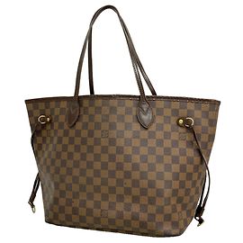 Saco Tote Louis Vuitton Damier Neverfull MM - N51105 Ebene