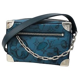 Louis Vuitton Monogram Aqua Garden Mini Soft Trunk Shoulder Bag