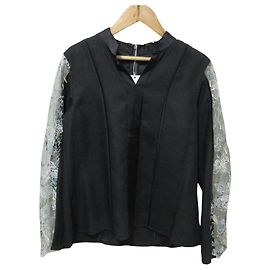 Autre Marque Blusa de encaje bordado MURRAL Tears flower lace