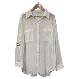 Autre Marque blusa trasparente a maniche lunghe allureville