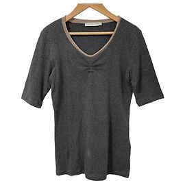 Autre Marque FABIANA FILIPPI Stricktop mit V-Ausschnitt