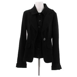 Krizia Black Fitted Jacket M