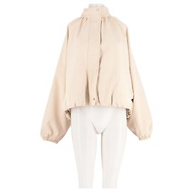 Autre Marque Giacca corta in cotone beige DISSH