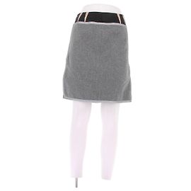 Balenciaga Green Silk Skirt