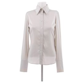 Gucci Chemise en soie grise