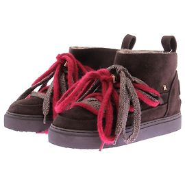 Rouje Bottines "MONTAMOUR" en daim marron
