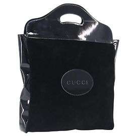 GUCCI Sac à main daim Outlet Noir 002 8000