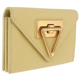 Bottega Veneta Kartenetui aus Leder Yellow Gold