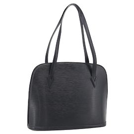 LOUIS VUITTON Epi Lussac Shoulder Bag Black M52282 LV